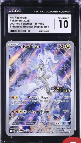 Cgc reshiram 167 - 10, ns