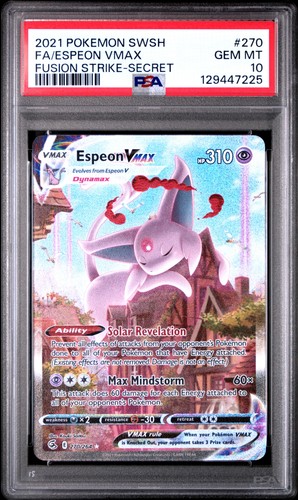 Espeon vmax 270 264 arte - espeon,